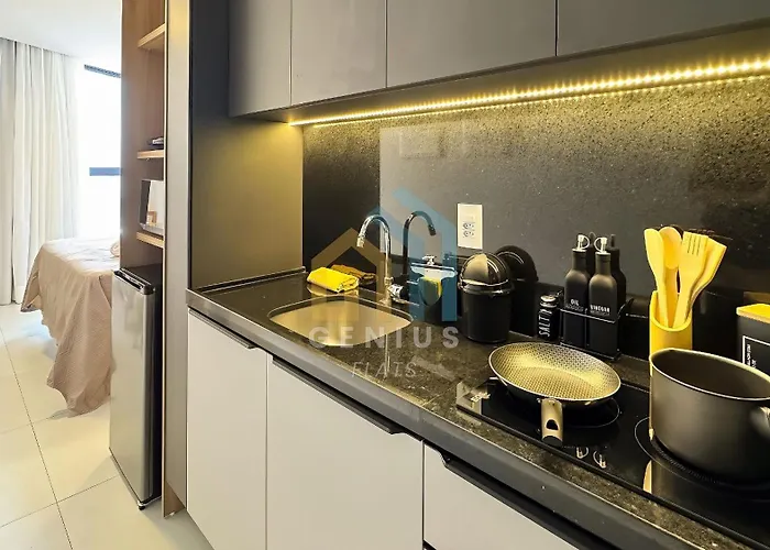 Solaz Smart Living Manaira Genius Flats Hotel João Pessoa